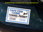 Cape Cod Canal Tunnel Permit #5150 Blue - Sticker